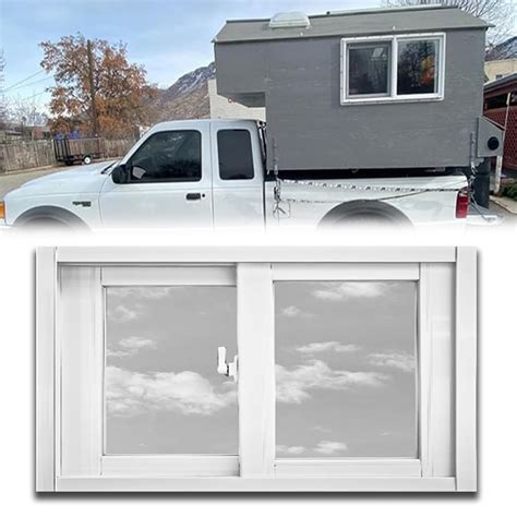 28X12in 71X30cm Horizontal Sliding Aluminum Basement Window White