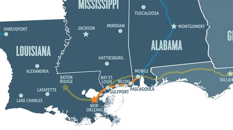 Baton Rouge to Mobile AL Drive