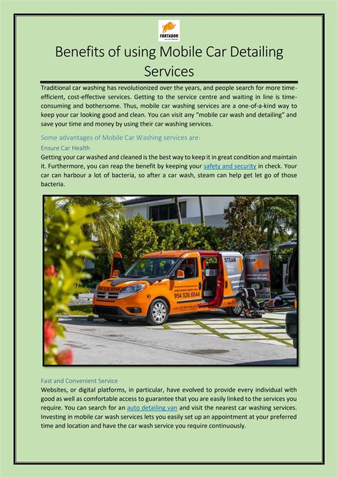 Benefits Of Using Mobile Car Detailing Services By Fortador Llc Issuu Benefits Of Using Mobile Car Detailing Services By Fortador Llc Issuu