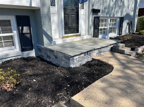 Diy Faux Stone Porch Skirting Retaining Wall Project Genstone Diy Faux Stone Porch Skirting Retaining Wall Project Genstone