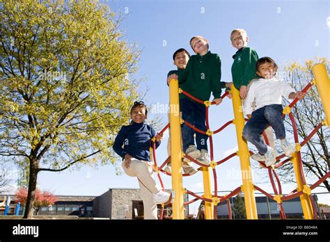 Elementary School Children Playing Elementary School Children Playing