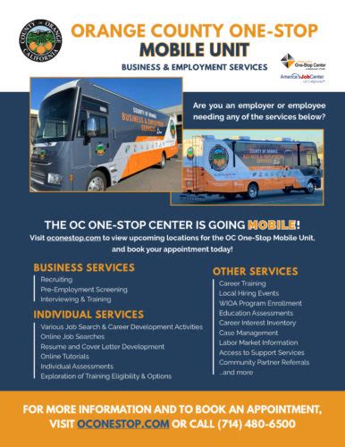 Flyer Oc One Stop Mobile Unit Eng Chapman University Transition Ca Flyer Oc One Stop Mobile Unit Eng Chapman University Transition Ca