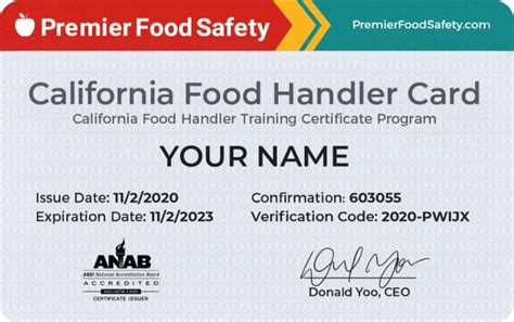 Food Handler Card
