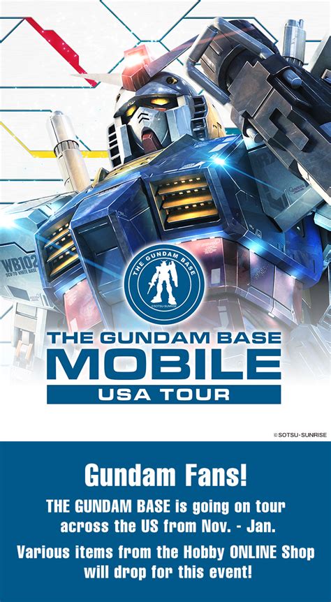 5 Gundam Base Tours