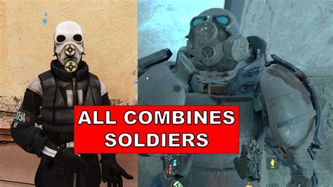 Half Life Alyx All Types Of Combine Soldiers Youtube Half Life Alyx All Types Of Combine Soldiers Youtube