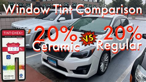 How It Looks To Have 20% Ceramic Window Tint | Side By Side Comparison ...