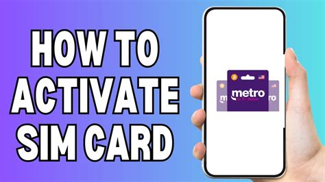 How To Activate Metro By T Mobile Sim Card Youtube