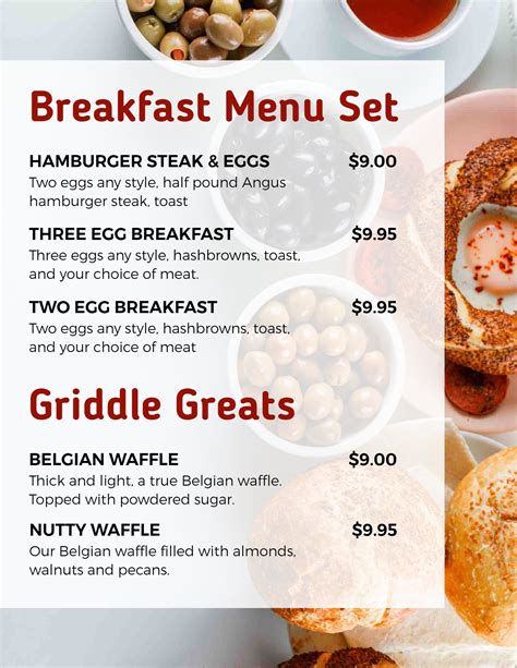 How To Design A Breakfast Menu Using Templates How To Design A Breakfast Menu Using Templates