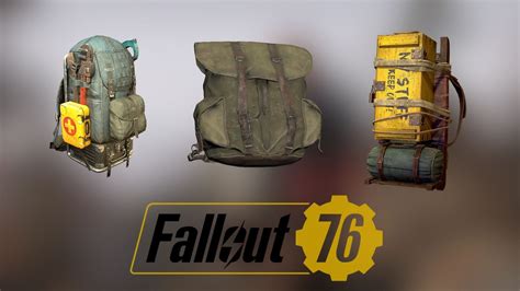 How To Get All Backpacks Mods In Fallout 76 Easy Guide 2022 Youtube