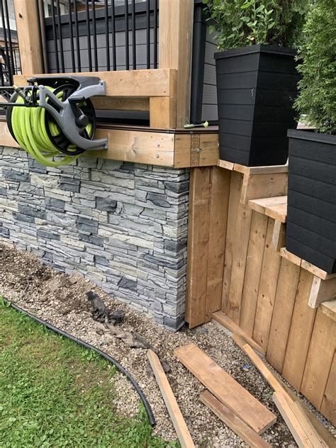 James Stone Veneer Diy Deck Skirting Genstone James Stone Veneer Diy Deck Skirting Genstone