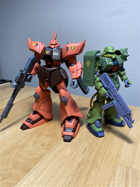 Just A Couple Of Late One Year War Zeon Grunt Suits Hanging Out Doing Just A Couple Of Late One Year War Zeon Grunt Suits Hanging Out Doing