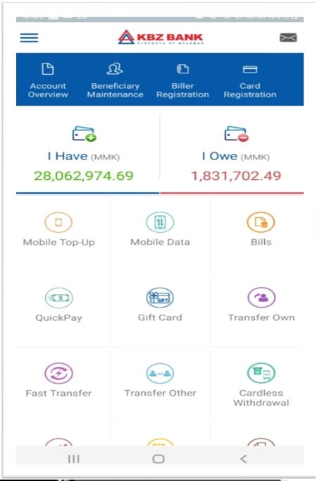 5 Ways KBZ Bank Mobile Banking
