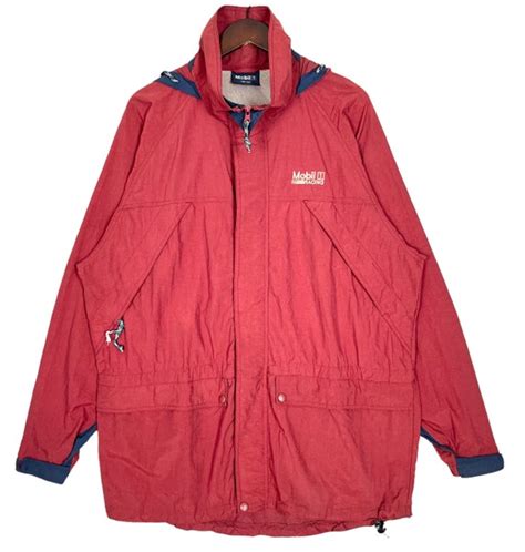 Mobil 1 Racing Formula One Windbreaker Jacket Adjusta Gem Mobil 1 Racing Formula One Windbreaker Jacket Adjusta Gem
