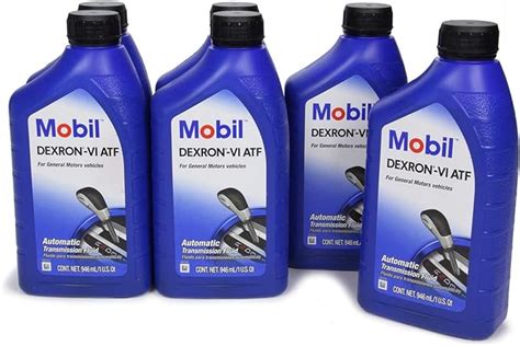 Mobil 1 Transmission Fluid Dexron Vi Atf Synthetic 1 Qt Set