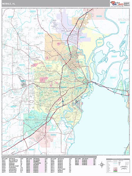 Mobile Al Zip Code Map Zip Code Map