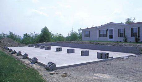 Mobile Home on Slab Foundation