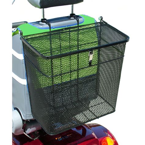 Mobility Scooter Rear Basket Storage Solutions
