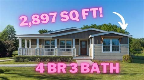 Must See Mobile Mansion 4 Bed 3 Bath Triple Wide Home Tour Triple Must See Mobile Mansion 4 Bed 3 Bath Triple Wide Home Tour Triple