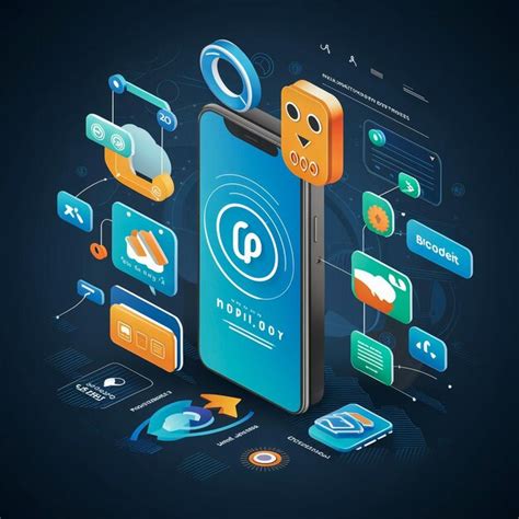 Premium Photo Phone Mobile Application Development Concept Mobile Premium Photo Phone Mobile Application Development Concept Mobile