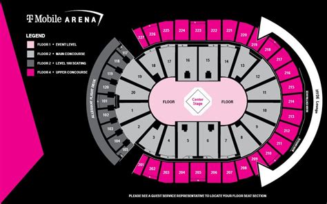 Seating Maps T Mobile Arena Seating Maps T Mobile Arena