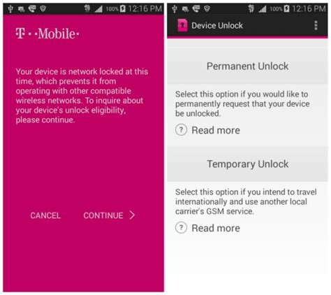 T Mobile Unlock Request Form