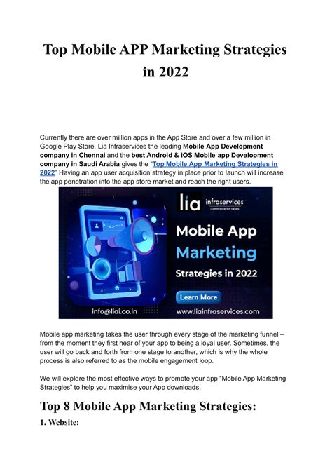 Top Mobile App Marketing Strategies In 2022 Top Mobile App Marketing Strategies In 2022