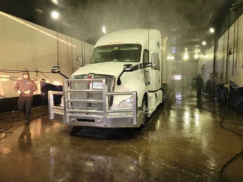 Trucks Getting Washed Trucks Getting Washed