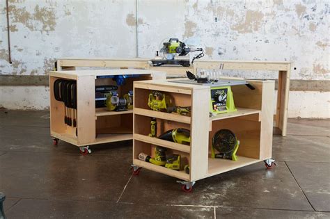 Ultimate Roll Away Workbench With Miter Saw Stand Workbench Plans Diy Ultimate Roll Away Workbench With Miter Saw Stand Workbench Plans Diy