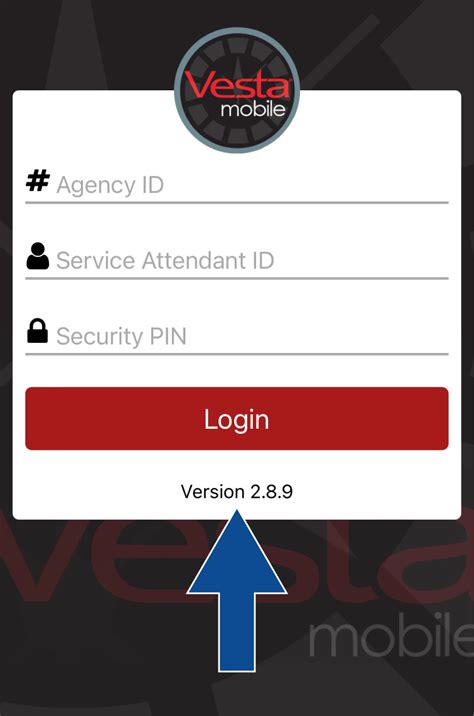 Vesta Mobile Login Access