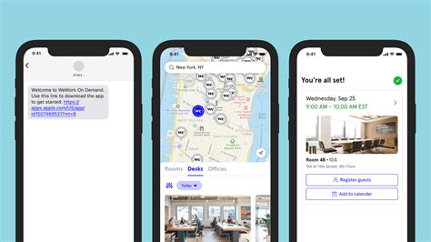 WeWork Mobile App